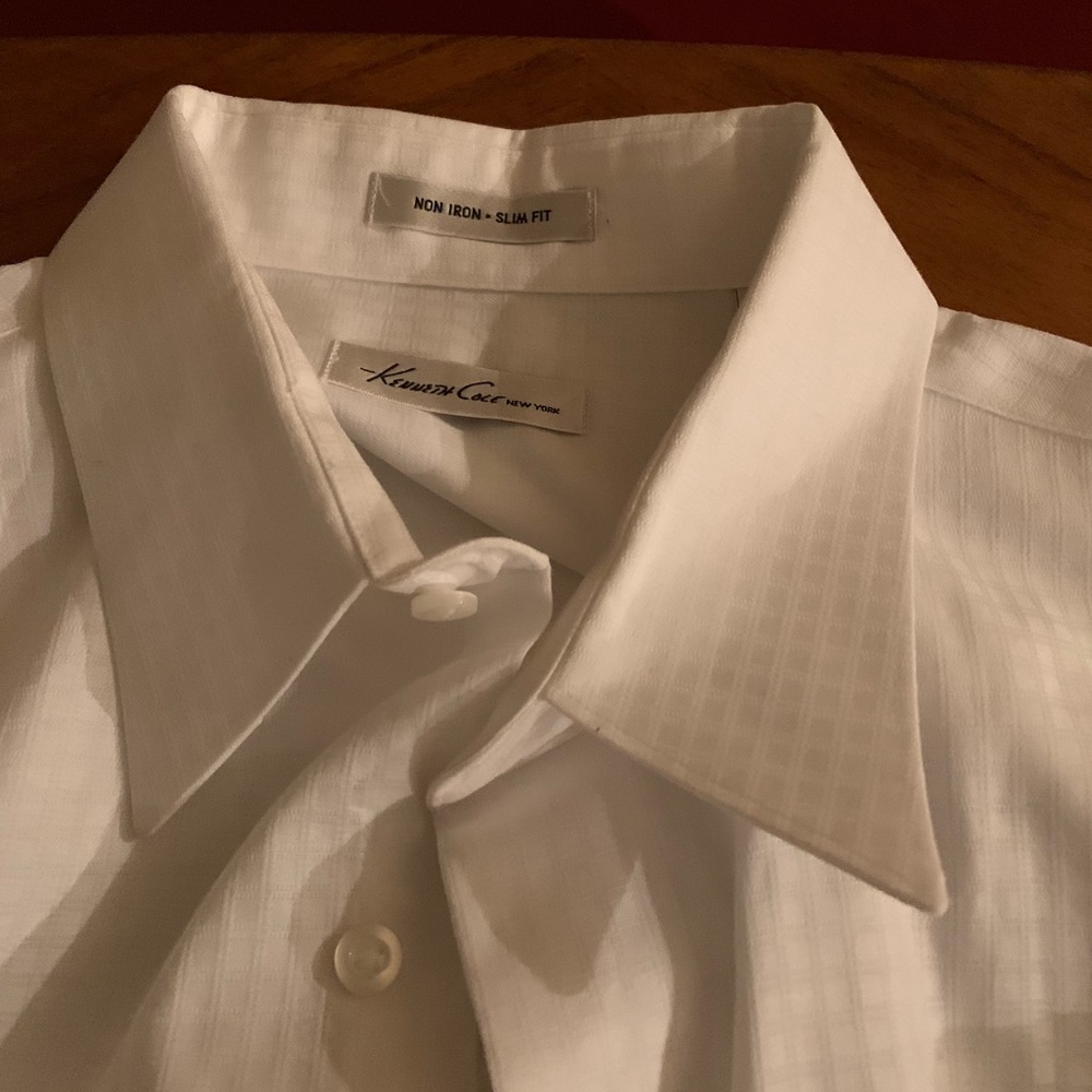 Kenneth Cole - White Button Down - XL